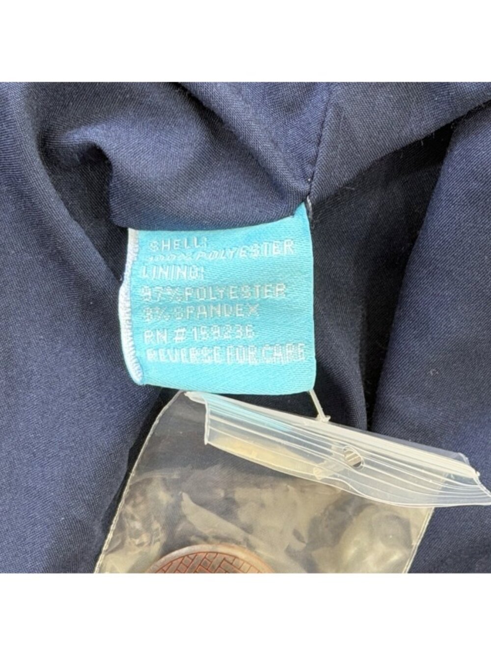 J.McLaughlin Womens Size 14 Dress Tweed Blue Sleeveless Double-Breasted Buttoned - Picture 8 of 9